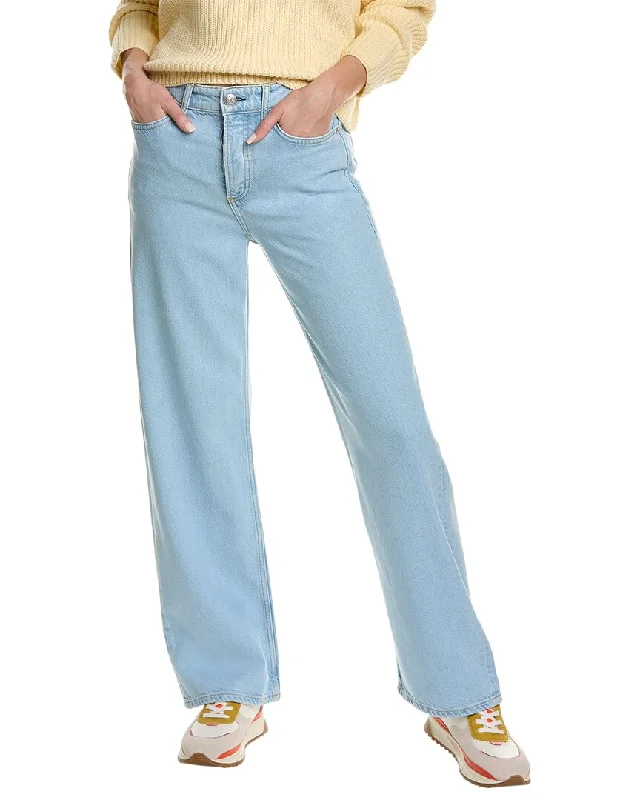 Women's camo outdoor pants Colored women jeans in vibrant hues like red and yellow rag & bone Featherweight Logan Blossom Wide Leg Jean