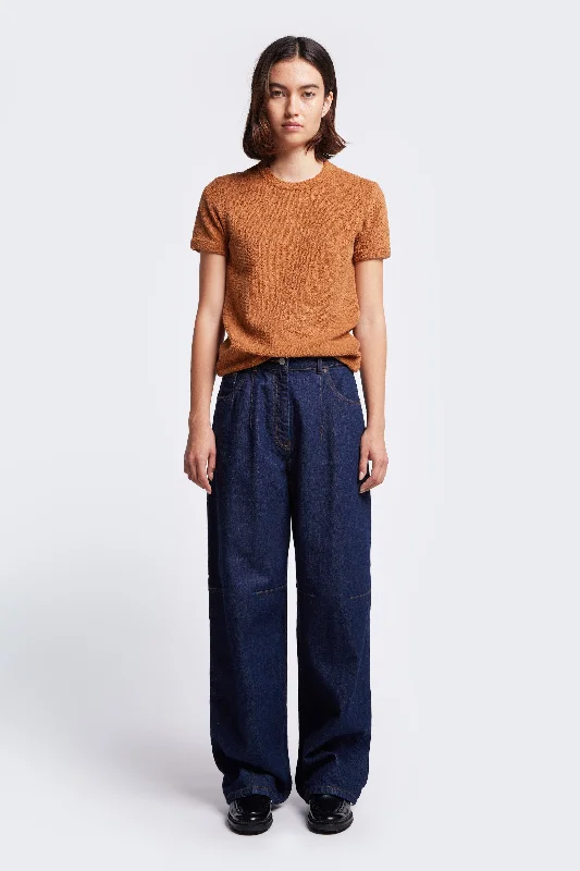 Women's sequined party pants Mom jeans for a nostalgic and casual look Reset Jean Indigo Women's sequined party pants Mom jeans for a nostalgic and casual look Reset Jean Indigo