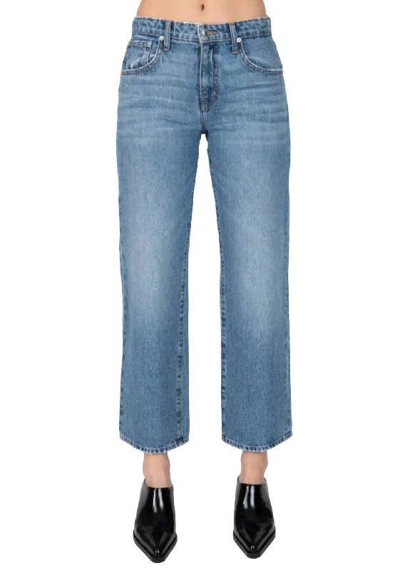 Women's high - waisted yoga pants Skinny women jeans with a form - fitting design Sofia Mid Rise Relaxed Straight Jeans In Sutton Vintage Women's high - waisted yoga pants Skinny women jeans with a form - fitting design Sofia Mid Rise Relaxed Straight Jeans In Sutton Vintage