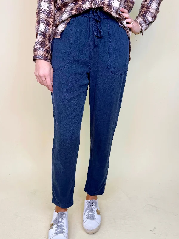 Women's tassel - adorned boho pants Embellished women jeans with studs or rhinestones for a glamorous touch The Chappell Tapered Pants