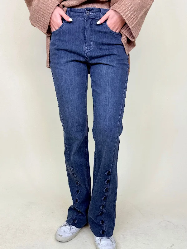 Women's silk evening pants Stretch women jeans for enhanced mobility and comfort The Lindsey Jeans | Ethyl
