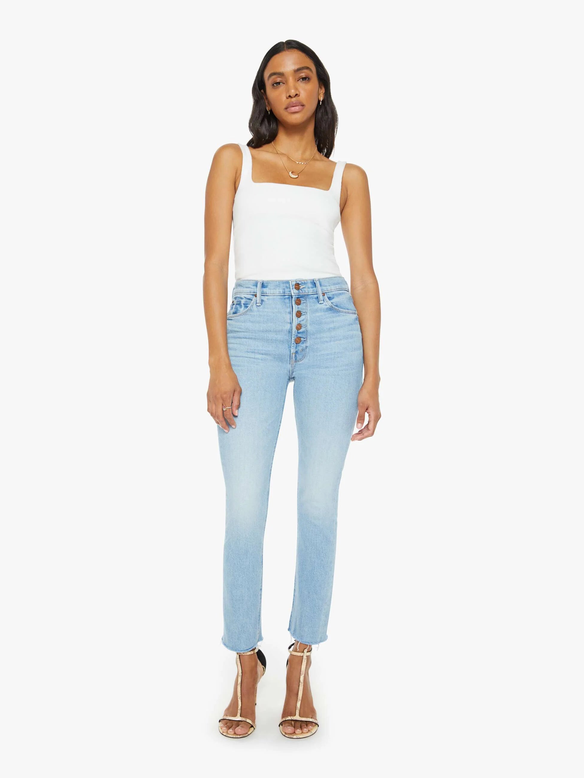 Women's pants for gym workouts Light - wash women jeans for a fresh and summery appearance The Pixie Dazzler