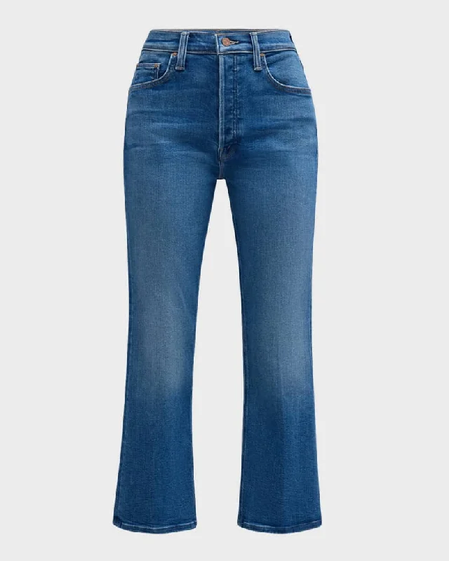 Women's paisley bohemian pants Embroidered women jeans with intricate patterns MOTHER DENIM THE TRIPPER ANKLE