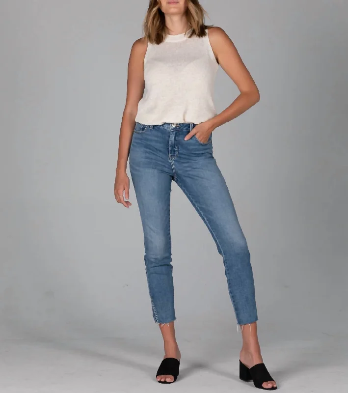 Women's tall - length straight pants Skinny women jeans with a form - fitting design Viola High Rise Skinny Jean In Brooklyn