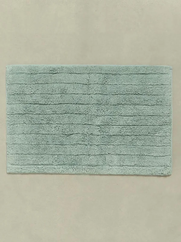 Women's flared office pants Ripped women jeans for a rebellious and fashion - forward style Westside Home Aqua Fluffy Stripe Bath Mat