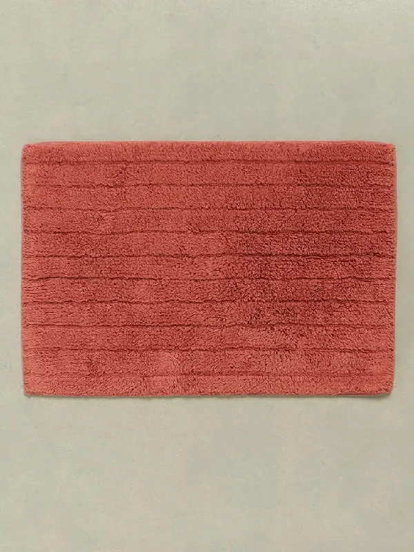Women's velvet party pants Embellished women jeans with studs or rhinestones for a glamorous touch Westside Home Red Fluffy Stripe Bath Mat