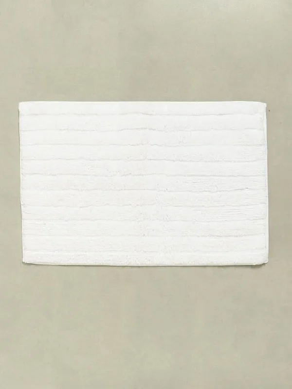 Women's pants for cycling Jeggings women jeans combining the comfort of leggings and style of jeans Westside Home White Fluffy Stripe Bath Mat