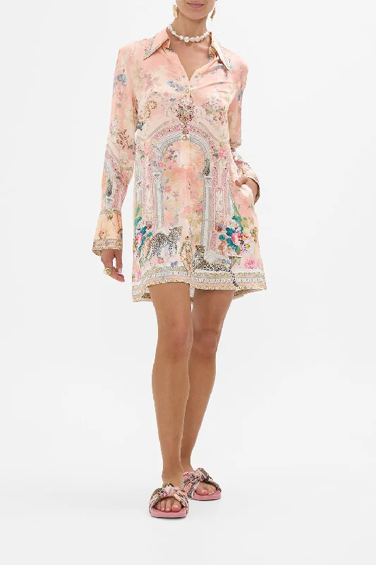 Mini dresses with one - shoulder designsMINI SHIRT DRESS THE JEWELLERY PALACE