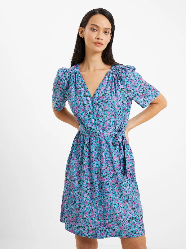 Mini dresses with embroidered details for a unique touchAlezzia Ely Jacquard Smock Dress