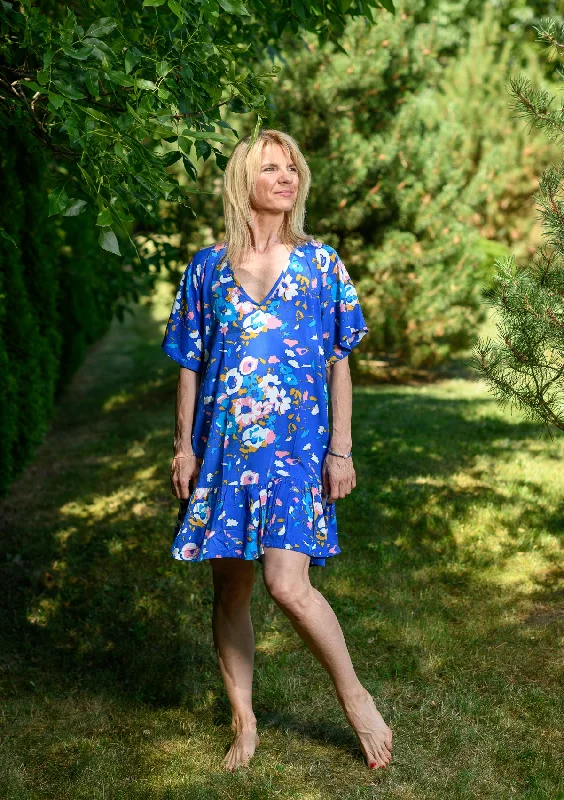 Mini dresses with beaded embellishments for a fancy eventAmi Blue Dalile Dress