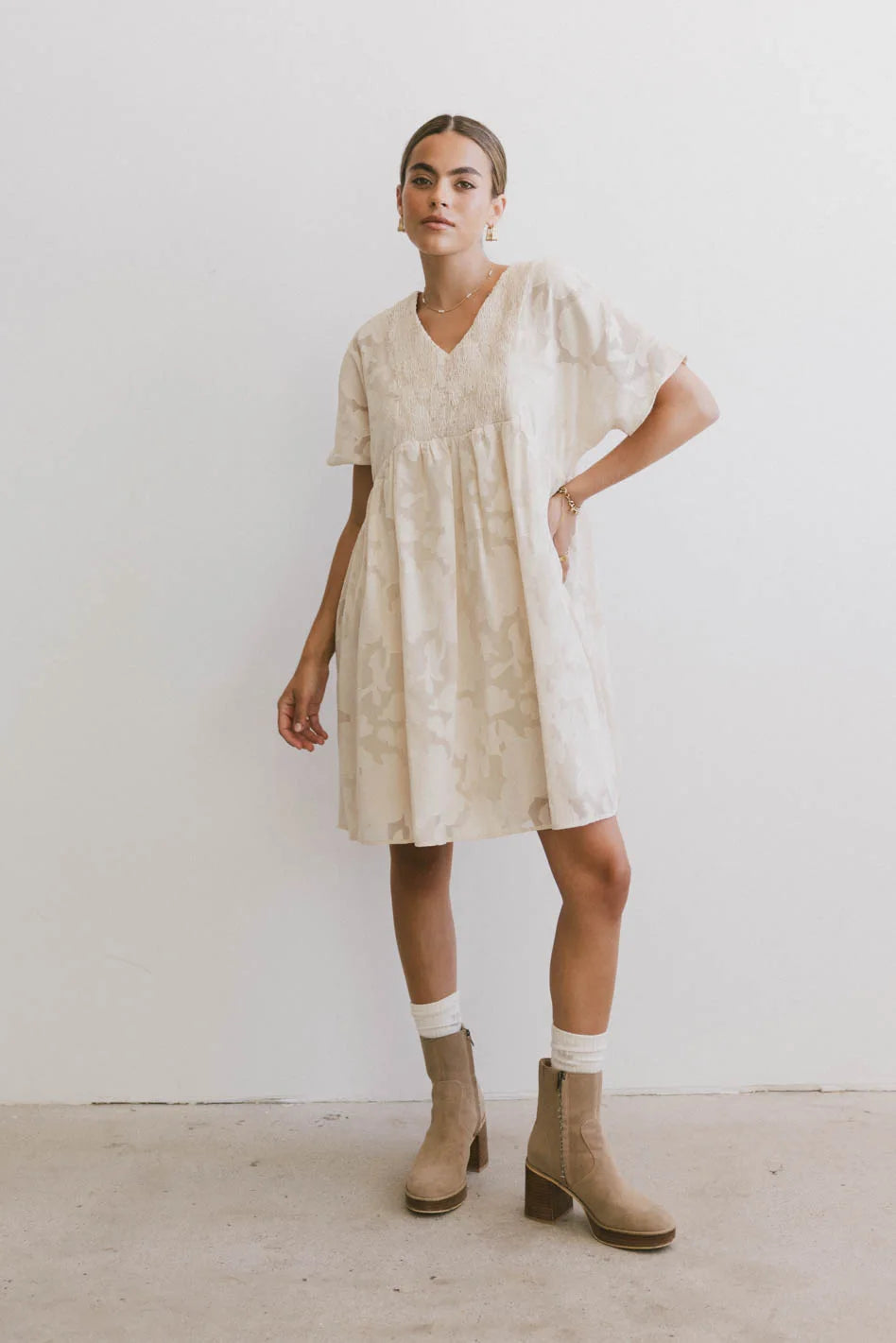Mini dresses with pocket details for added functionalityDaya Floral Mini Dress