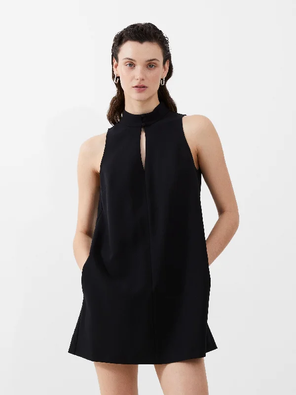 Polyester mini dresses for easy careEcho Sleeveless Keyhole Mini Dress