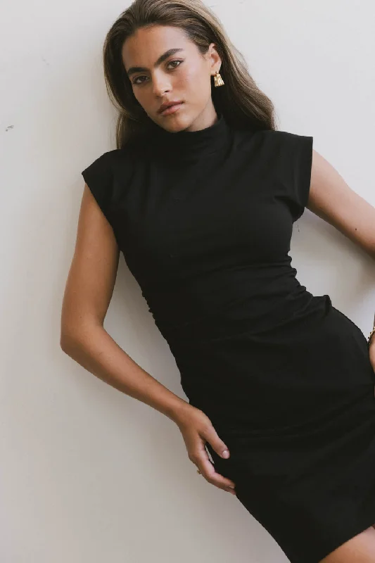 Mini dresses with abstract prints for an artistic lookFelicity Ruched Dress