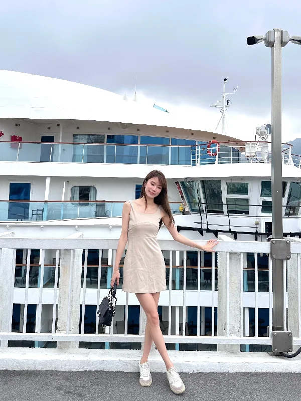 Floral print mini dresses for summer partiesTied Button Back Mini Dress