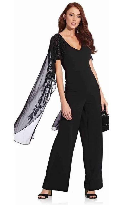 Wedding guest dresses with cut - out details and midi lengthsAdrianna Papell AP1E206658 Long Formal Jumpsuit
