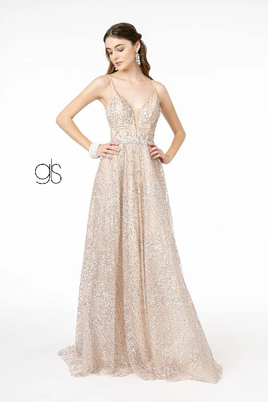 Bodycon dress for a bridal shower​Glittter Mesh Long Prom Dress Sale