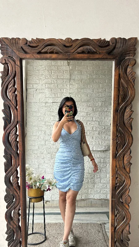Bodycon dress with a high - low hem for a trendy look​Cute dress 30-32 bust/l:272