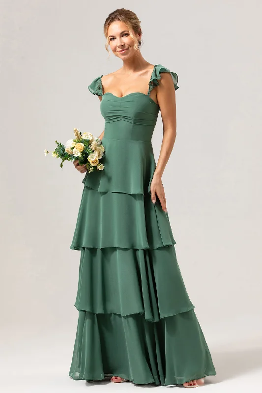 Wedding guest dresses with mesh panels and empire waistsEucalyptus A-Line Off The Shoulder Ruffled Chiffon Long Bridesmaid Dress Wedding guest dresses with mesh panels and empire waistsEucalyptus A-Line Off The Shoulder Ruffled Chiffon Long Bridesmaid Dress