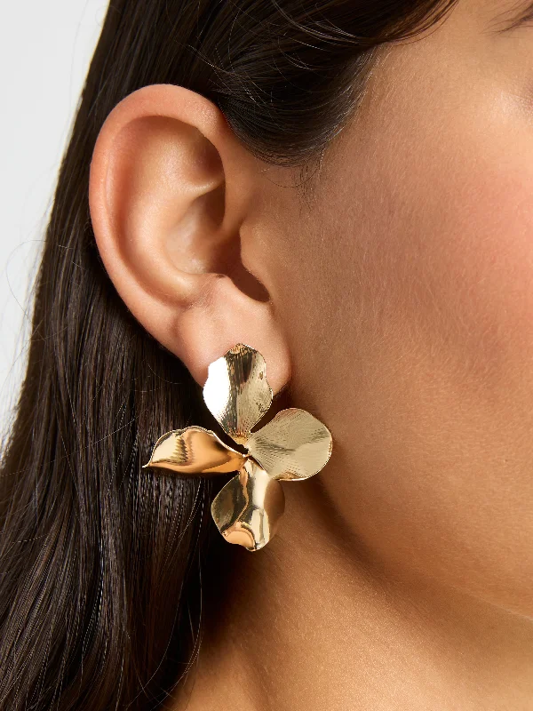Wrap - style wedding guest dresses with bow accentsFIREWORK EARRINGS