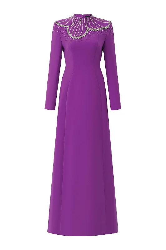Party dresses with a V - neck design to enhance the necklineGracen Sheath High Neck Velvet Satin Maxi Dress Party dresses with a V - neck design to enhance the necklineGracen Sheath High Neck Velvet Satin Maxi Dress
