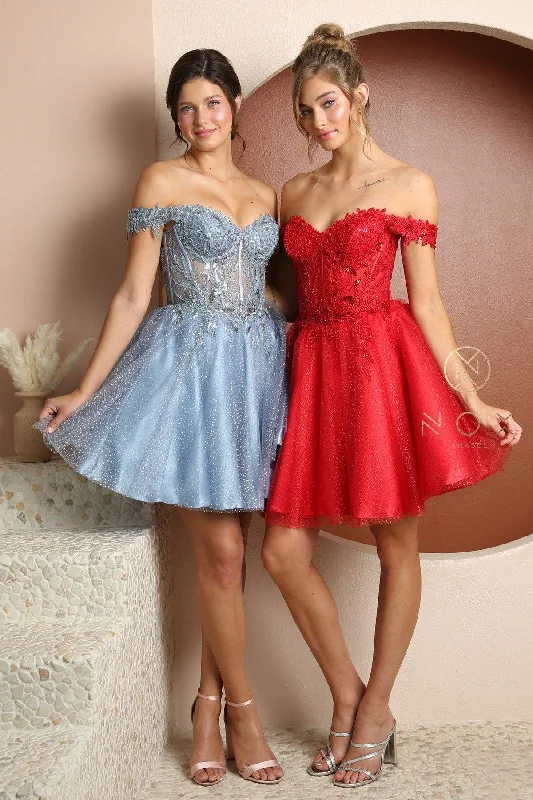 Bodycon dress with a zipper detail​Homecoming Short Off Shoulder Prom Dress Sale
