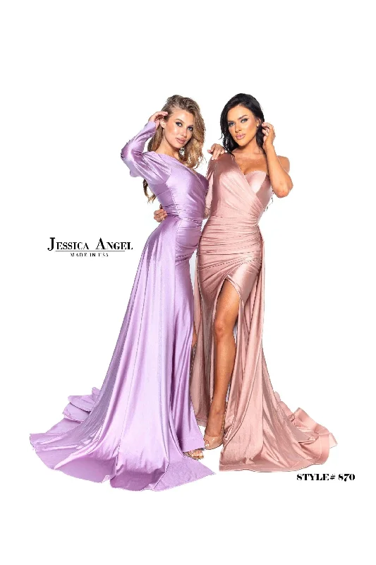 Bodycon dress with a lace - up frontJessica Angel Long One Shoulder Formal Dress 870 Bodycon dress with a lace - up frontJessica Angel Long One Shoulder Formal Dress 870