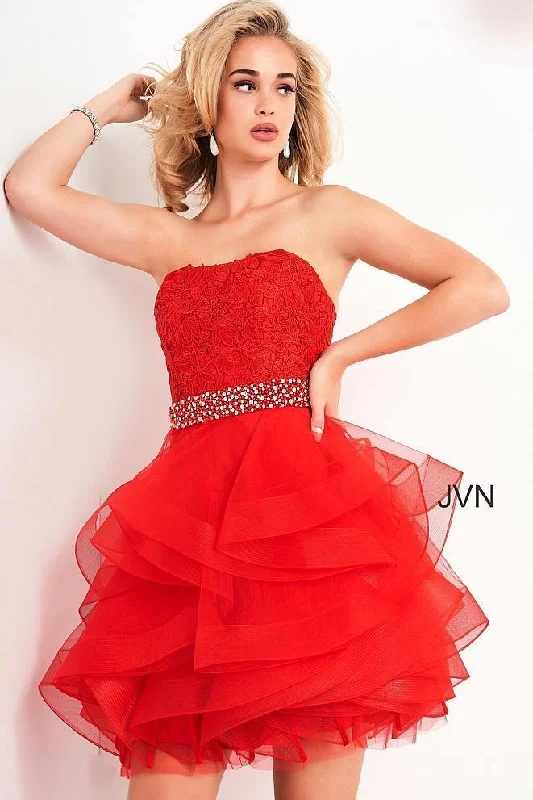 Bodycon dress with a one - shoulder design​Jovani 3099 Homecoming Short Cocktail Dress