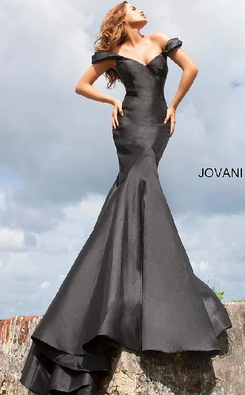 Bodycon dress in a camouflage print​Jovani 02359 Prom Long Off Shoulder Mermaid Dress