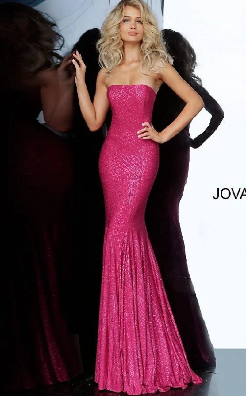 Bodycon dress made of jersey for a casual look​Jovani 1121 Prom Long Strapless Formal Mermaid Gown