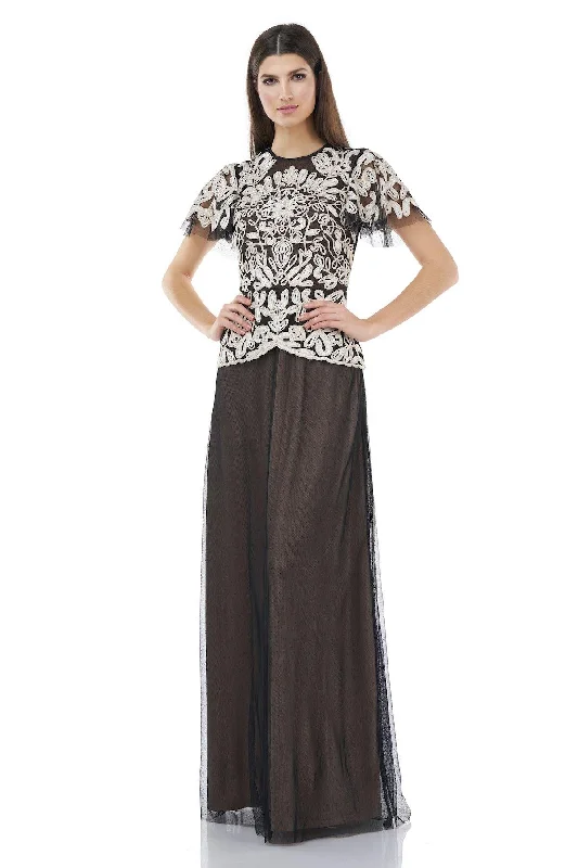 Bodycon dress with a lace - up front​JS Collections Long Mother of the Bride Dress 867032