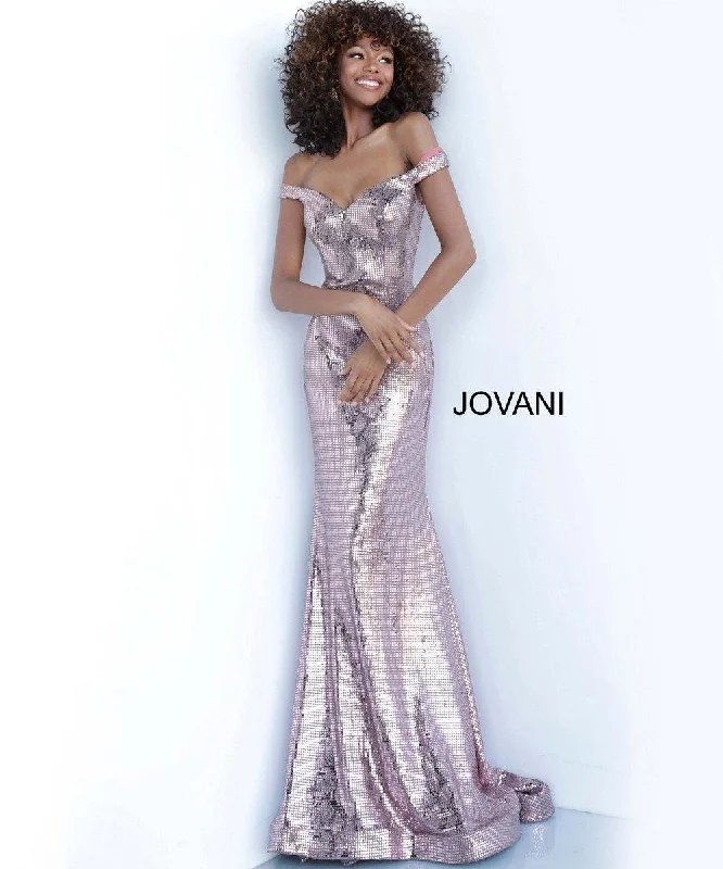 Bodycon dress with a mesh insert for a stylish edge​Jovani 00690 Formal Long Prom Dress