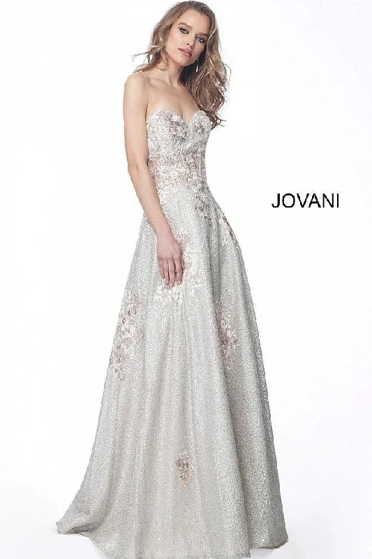 Bodycon dress in a pastel color palette​Jovani 54803 Long Formal Dress Prom