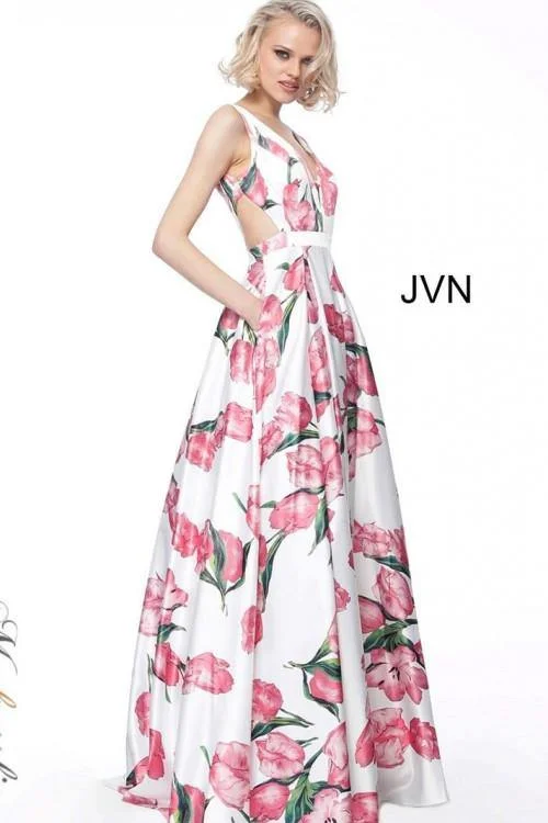 Solid - colored bodycon dress for a classic appearance​Jovani 60462 Long Prom Dress