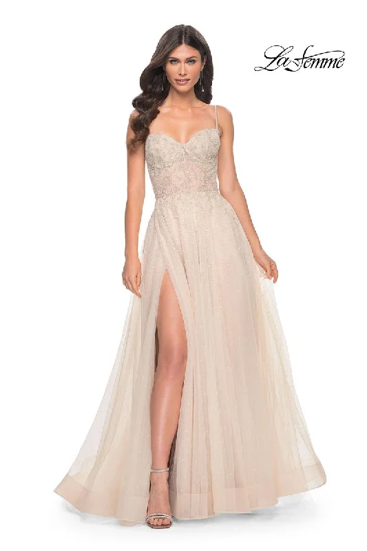 Prom party dresses with a glamorous and elegant aesthetic​La Femme Dress 32271
