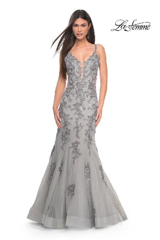 Party dresses with a polka - dot pattern for a classic and playful style​La Femme Dress 32295