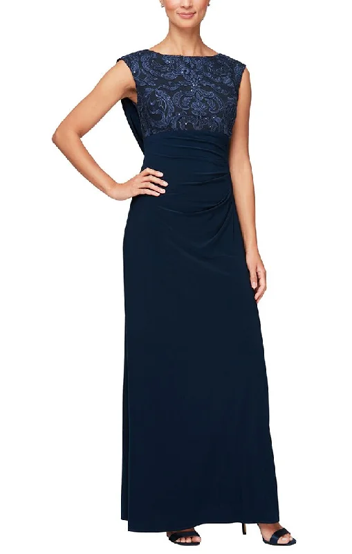 Wedding guest dresses with mesh panels and empire waistsCap Sleeve Empire Waist Dress with Matte Jersey Body and Cowl Back Detail with an Embroidered Sequin Lace Bodice Wedding guest dresses with mesh panels and empire waistsCap Sleeve Empire Waist Dress with Matte Jersey Body and Cowl Back Detail with an Embroidered Sequin Lace Bodice