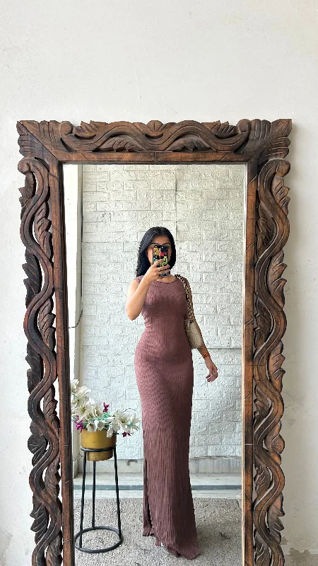 Bodycon dress with a one - shoulder design​Long dress 38-42 bust/l:55