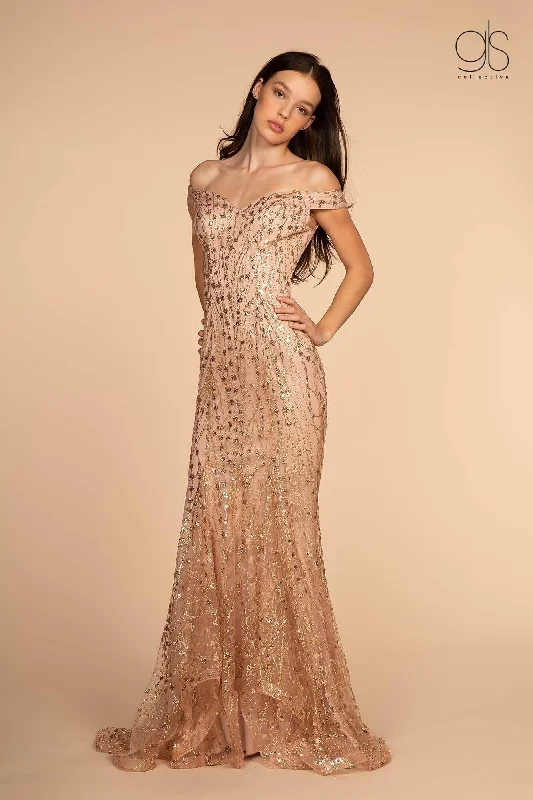 Sheath - style wedding guest dresses with lace overlaysLong Prom Sequin Prom Evening Formal Dress