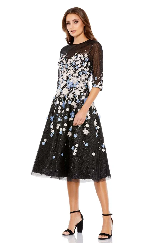 Sequined cocktail dresses with a mermaid silhouetteMac Duggal 11161 Dress
