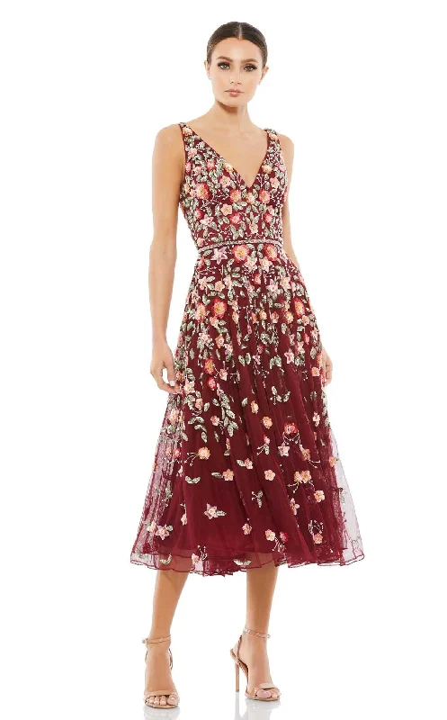 Cocktail dresses with a wrap - around style and a belted waistMac Duggal 5527 Dress
