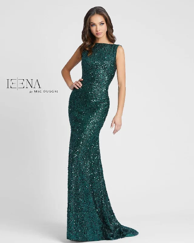 Bodycon dress in a neon color for a vibrant appearance​Mac Duggal Long Formal Sleeveless Evening Dress