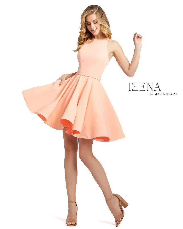 Bodycon dress with a zipper detail​Mac Duggal Short Homecoming Cocktail Party Dress