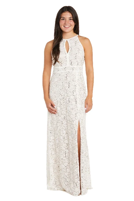 Bodycon dress with a wrap - around styleMorgan & Co 12346 Long Halter Formal Prom Dress Bodycon dress with a wrap - around styleMorgan & Co 12346 Long Halter Formal Prom Dress