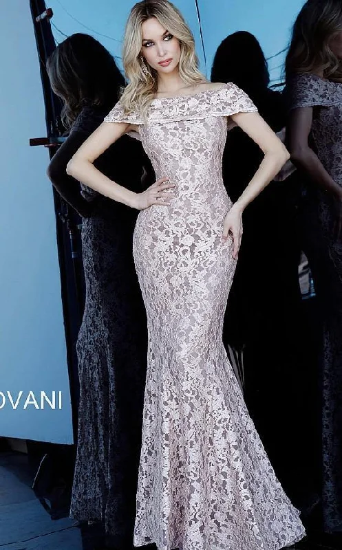 Bodycon dress with a belted waist for a defined figure​Jovani 1814 Long Mother of the Bride Formal Dress