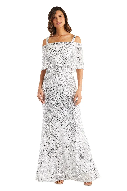 Bodycon dress for a date night​R&M Richards 7146 Long Mother Of Bride Caplet Dress