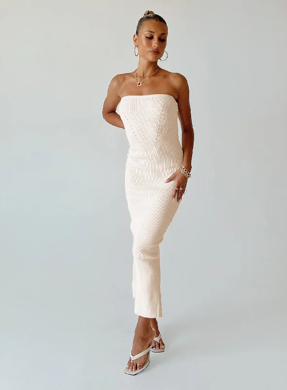 Bodycon dress with a mesh insert for a stylish edgeJayan Strapless Maxi Dress White Bodycon dress with a mesh insert for a stylish edgeJayan Strapless Maxi Dress White