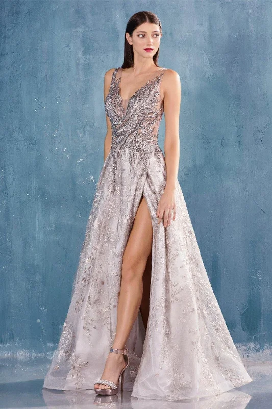 Bodycon dress with a button - down front​Andrea & Leo CDA0744 Sexy Prom Long Dress Evening Gown