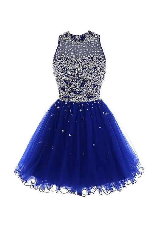Party dresses with a mermaid silhouette for a figure - hugging fitShort Tulle Beading Homecoming Dress Prom Gown PG037 Party dresses with a mermaid silhouette for a figure - hugging fitShort Tulle Beading Homecoming Dress Prom Gown PG037