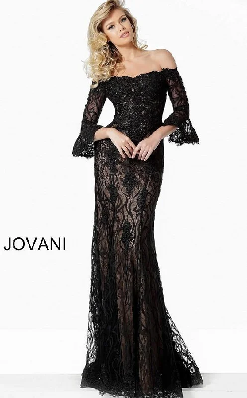Plus - size bodycon dress for a flattering fit​Jovani 2240 Lace Mother of the Bride Long Dress