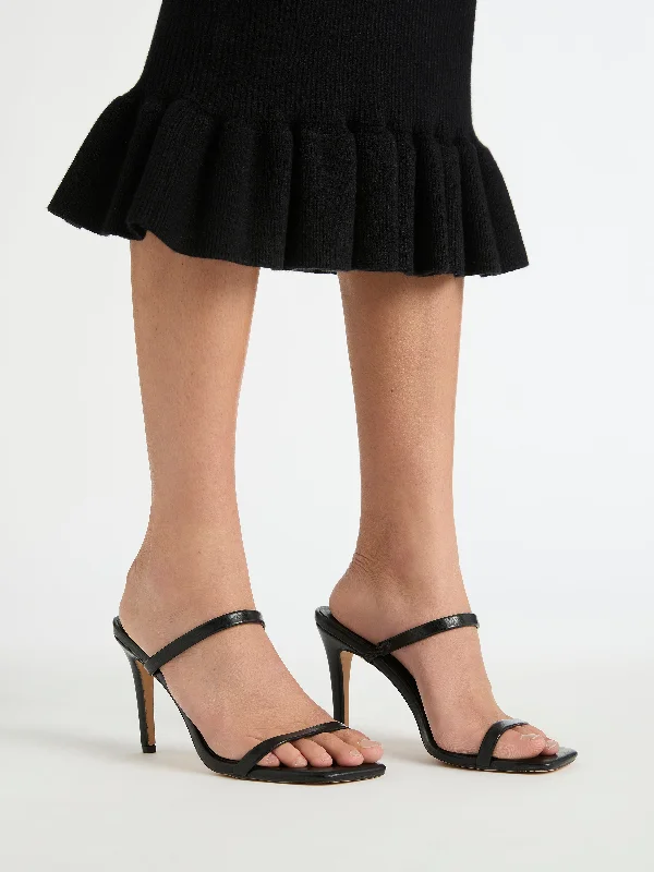 Wedding guest dresses with tiered skirts for a feminine lookTINA HEEL